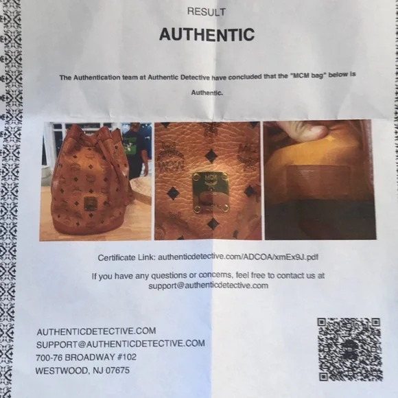 MCM Munich Leather Bag with COA - Picture 2 of 15